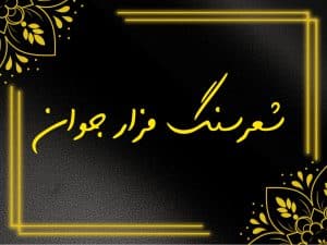 شعر سنگ قبر جوان