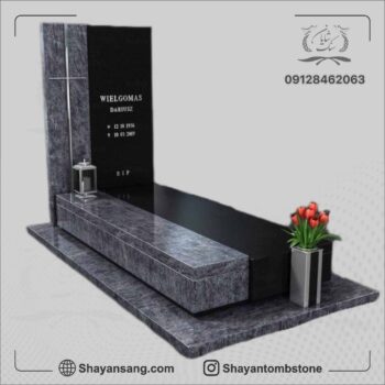 سنگ قبر گلدون دار