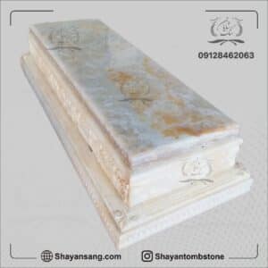 سنگ قبر طرح گل