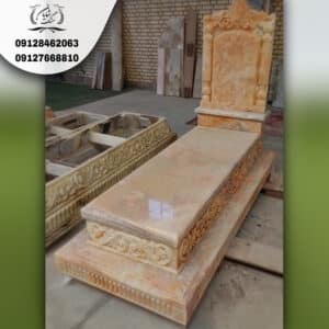 طرح سنگ قبر رنگی